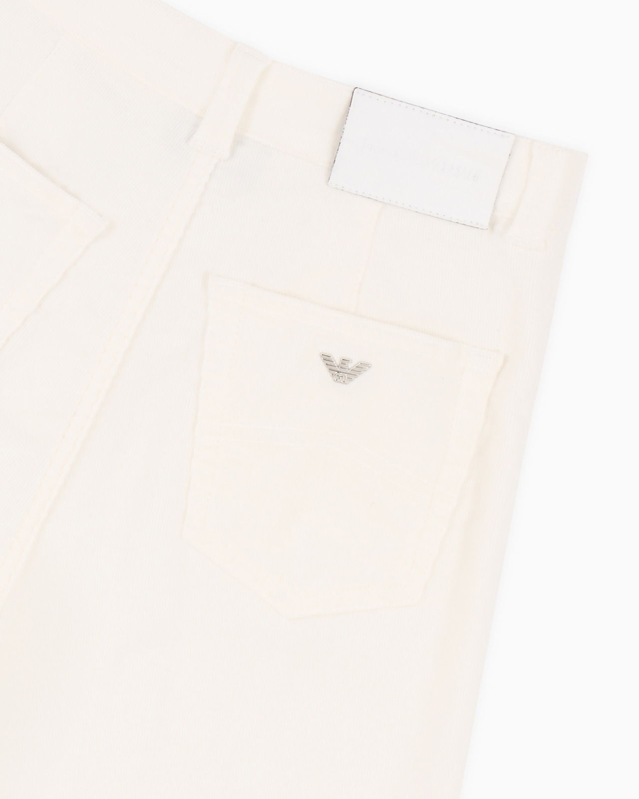 J14 high-waisted, wide-leg palazzo trousers in garment-dyed corduroy - 6