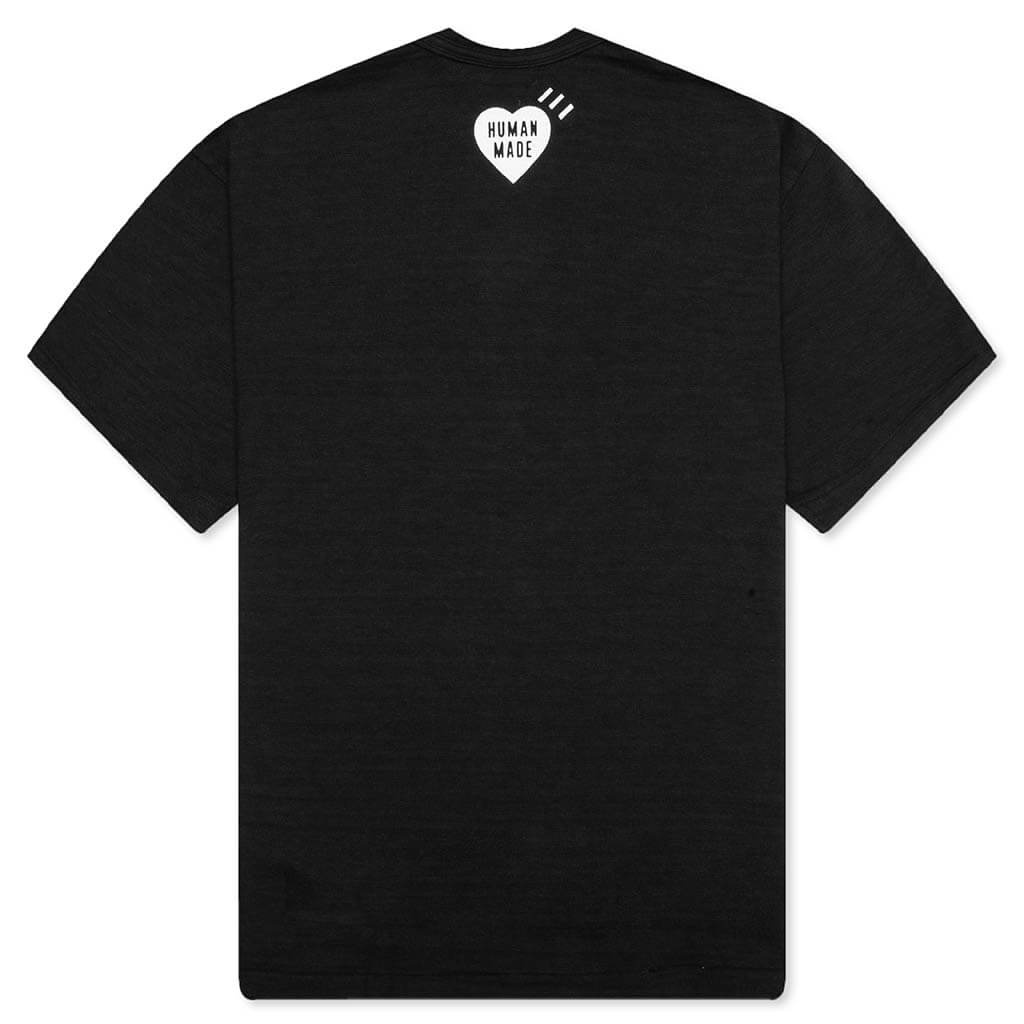 #2914 T-SHIRT - BLACK - 2