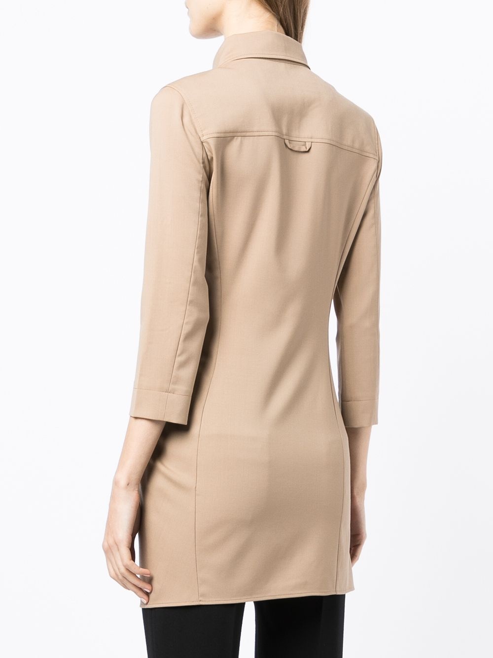 ruched long-sleeved top - 8
