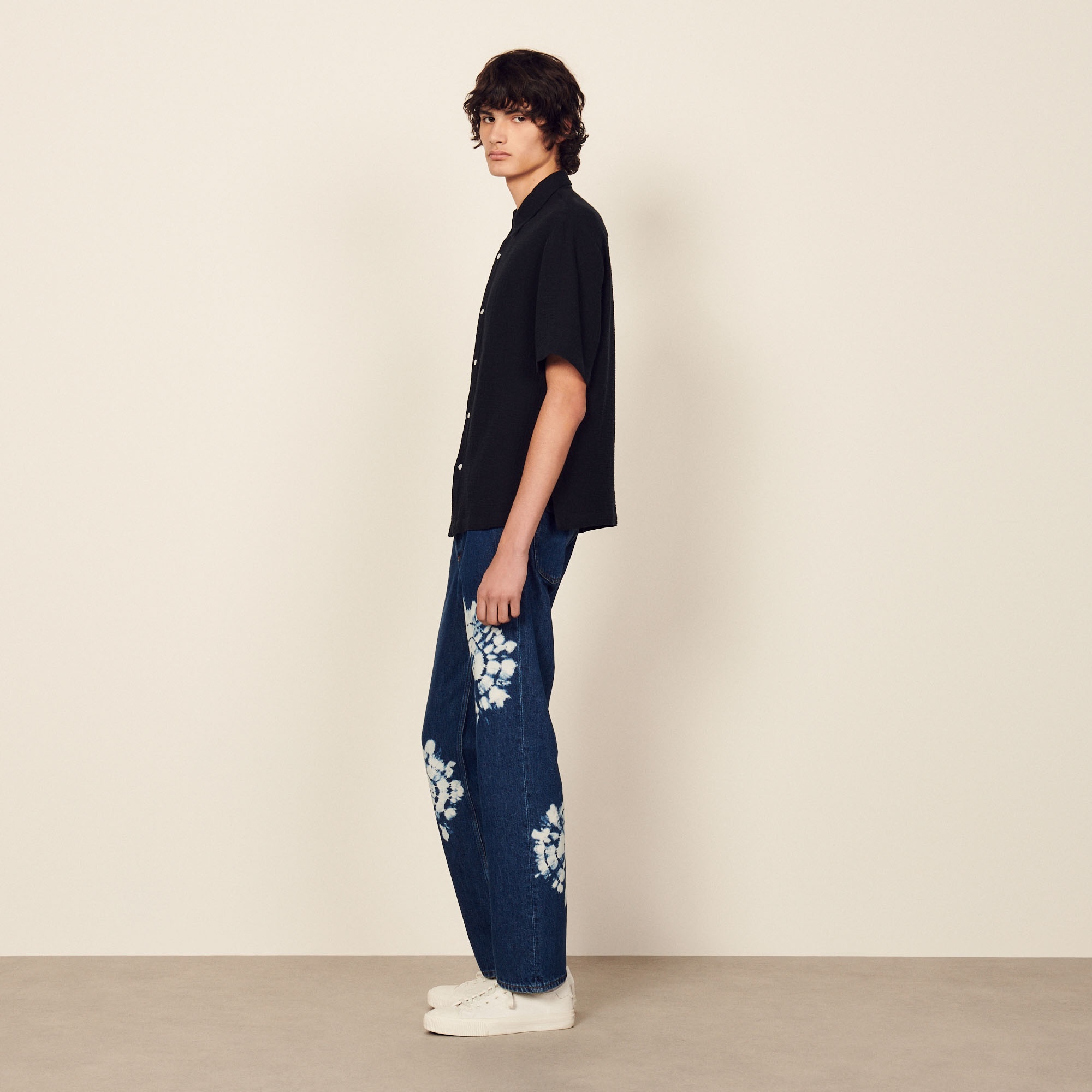 Honeycomb cotton shirt - 4