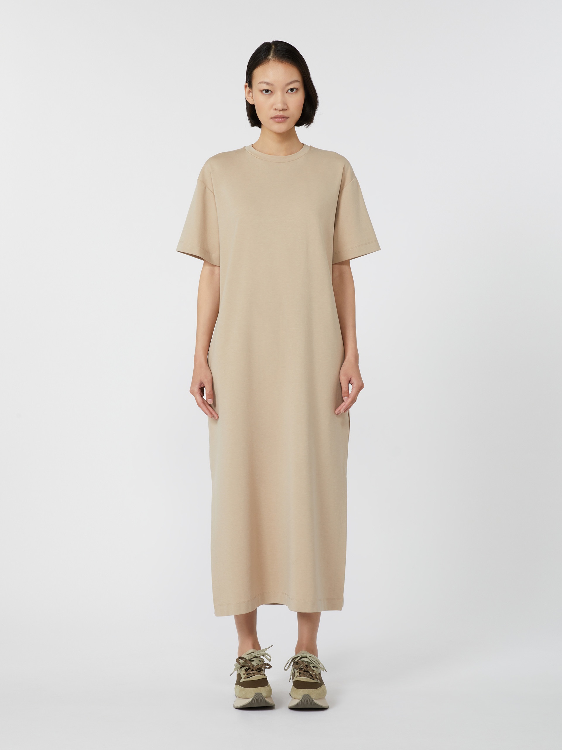 ATHOS Milano-knit long jersey dress - 3