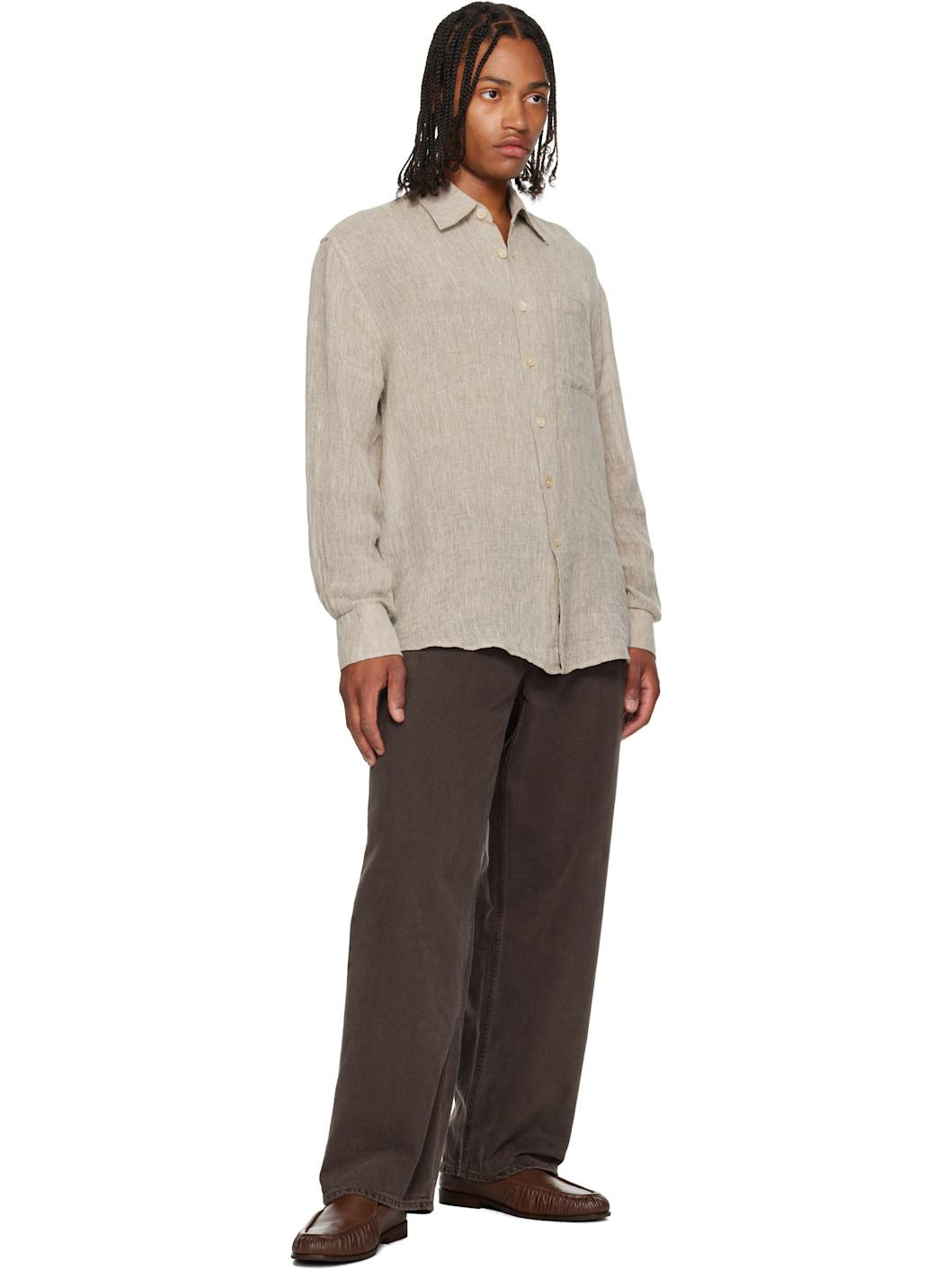 Brown Mocassino Loafers - 5