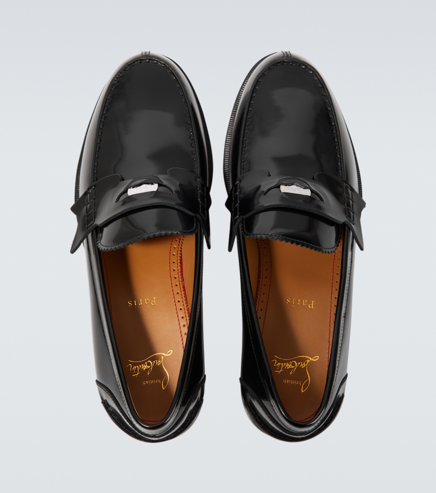 Penny leather loafers - 4