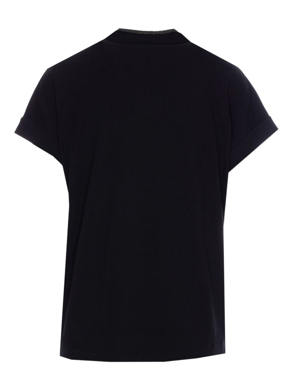 Monili-detail knitted v-neck top - 2