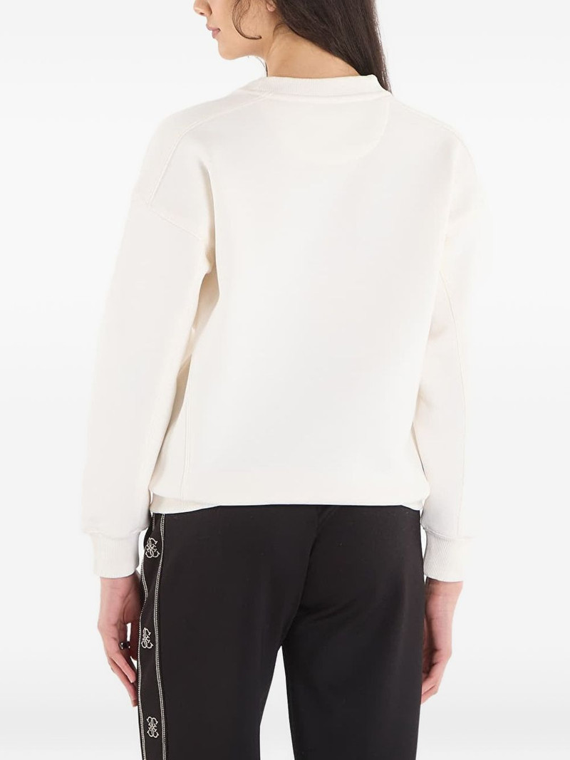 logo-studded cotton sweatshirt 4