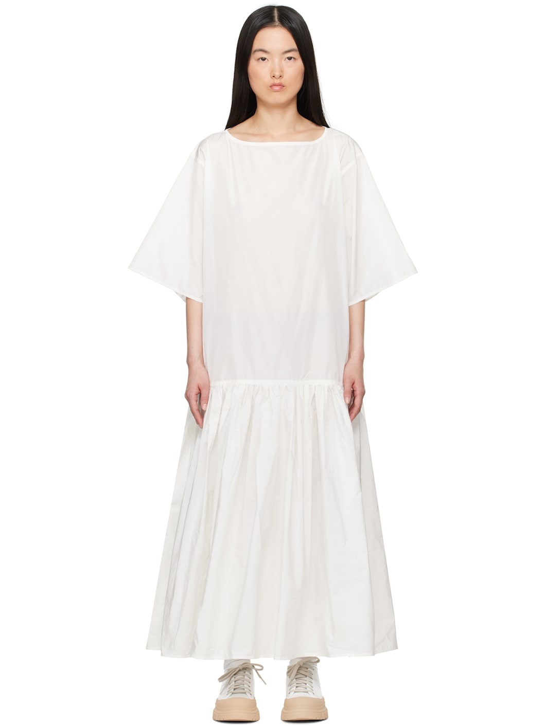 White Della Maxi Dress - 1