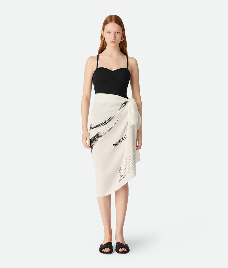 Silk Twill Printed Foulard 3