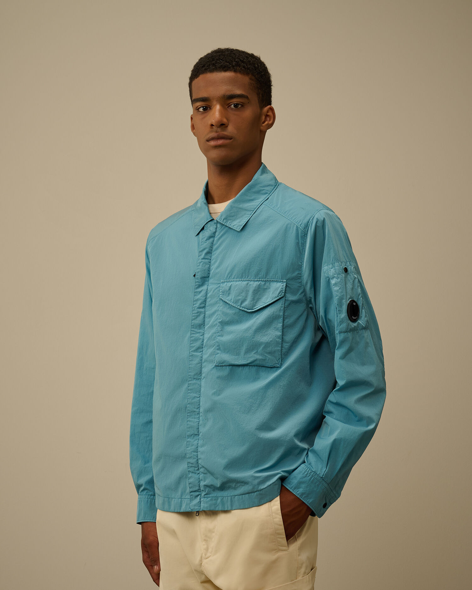 Chrome-R Lens Zipped Overshirt - 3