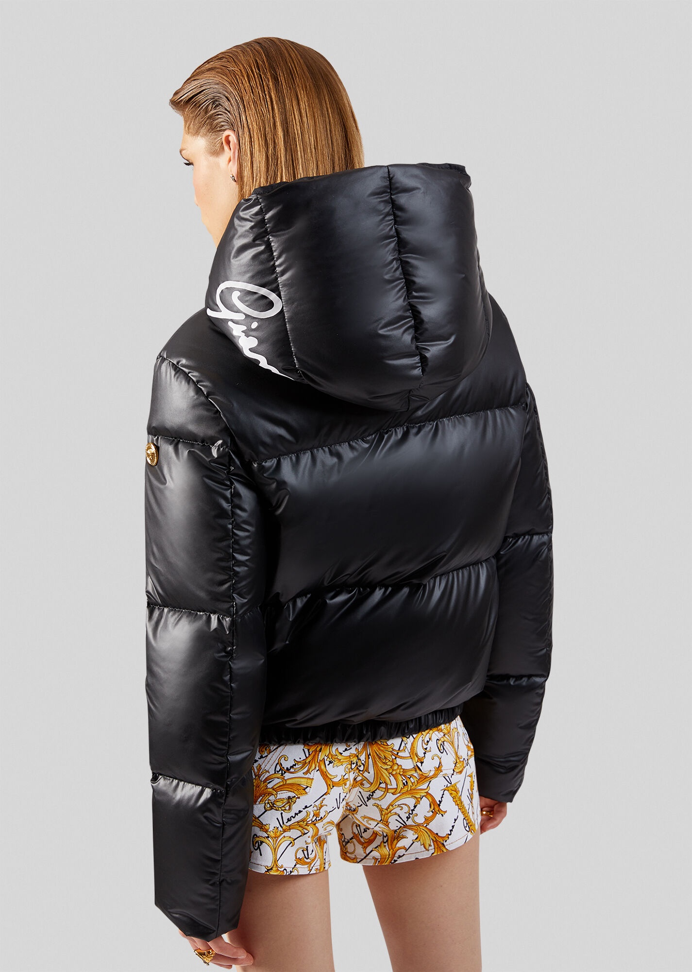 Medusa Button Puffer Jacket - 3