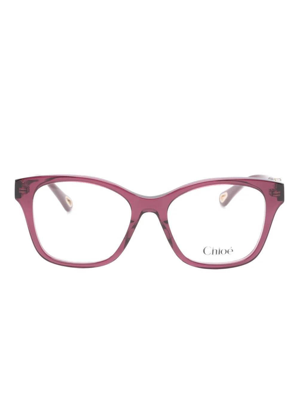 square-frame glasses - 1