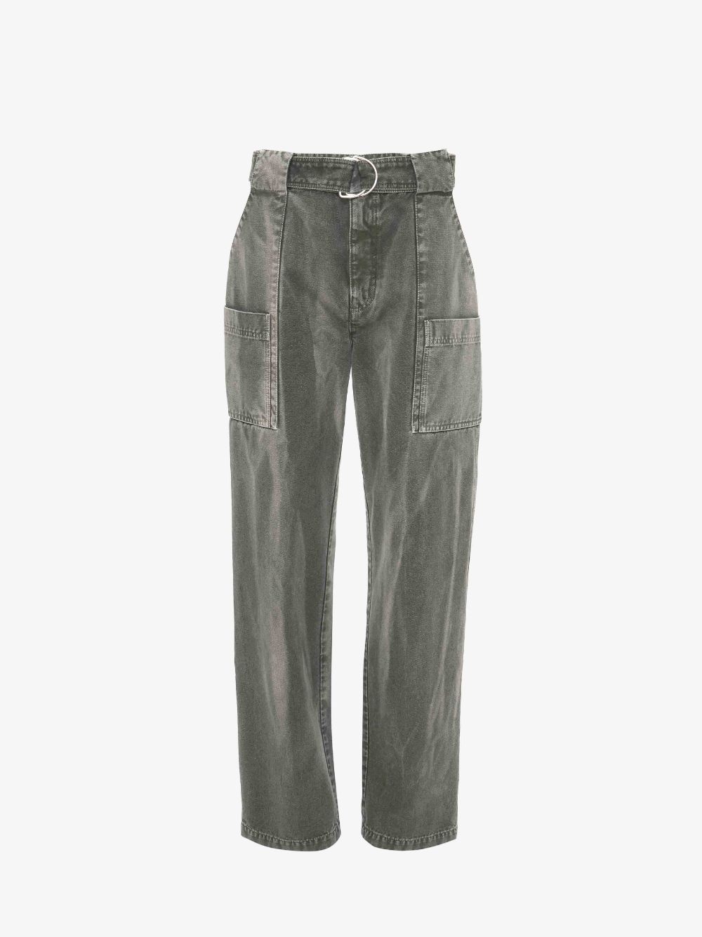WIDE LEG CARGO TROUSERS - 1