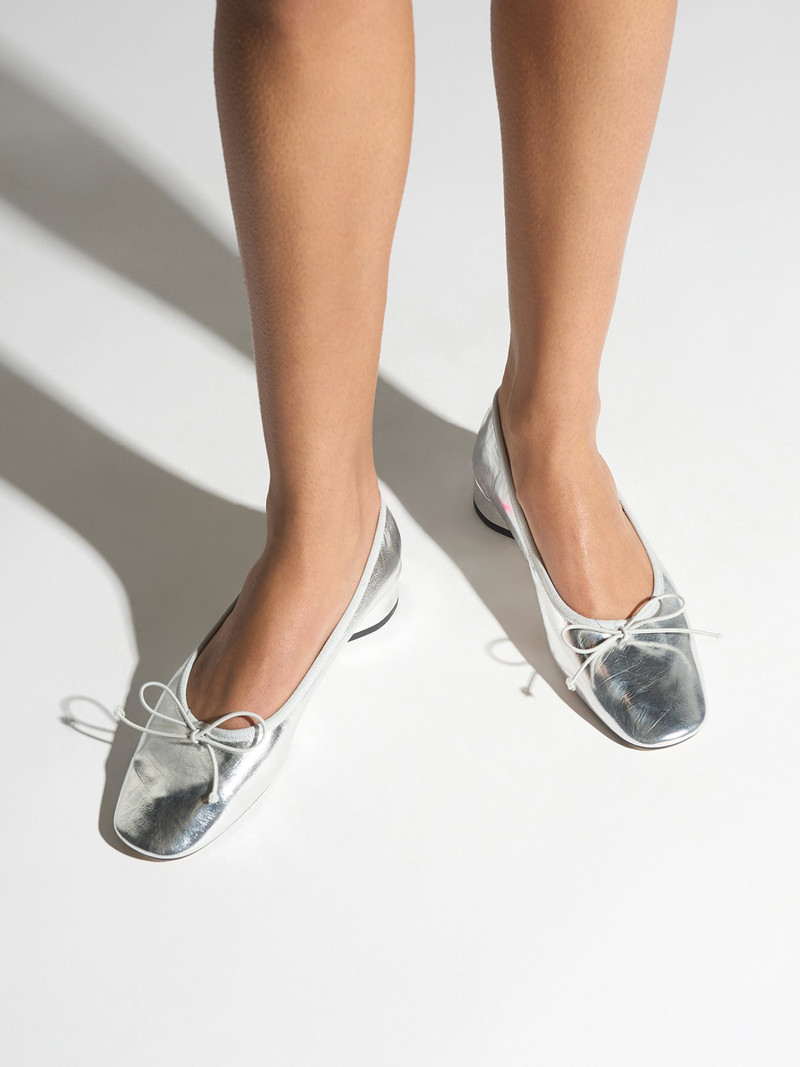 Aeyde Onda Crackle Ballet Flats outlook