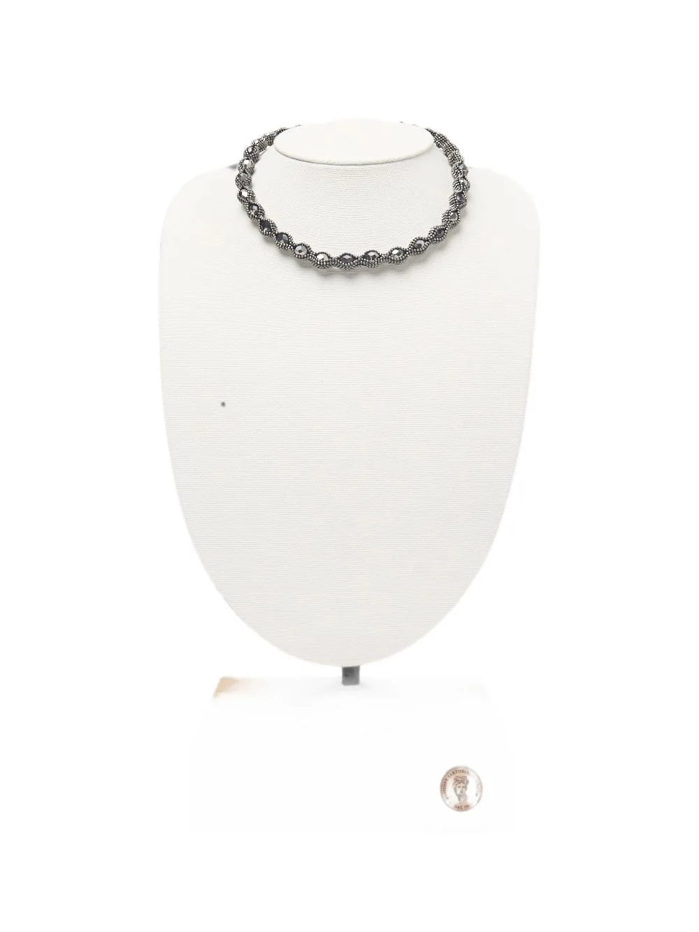 crystal beaded necklace - 1
