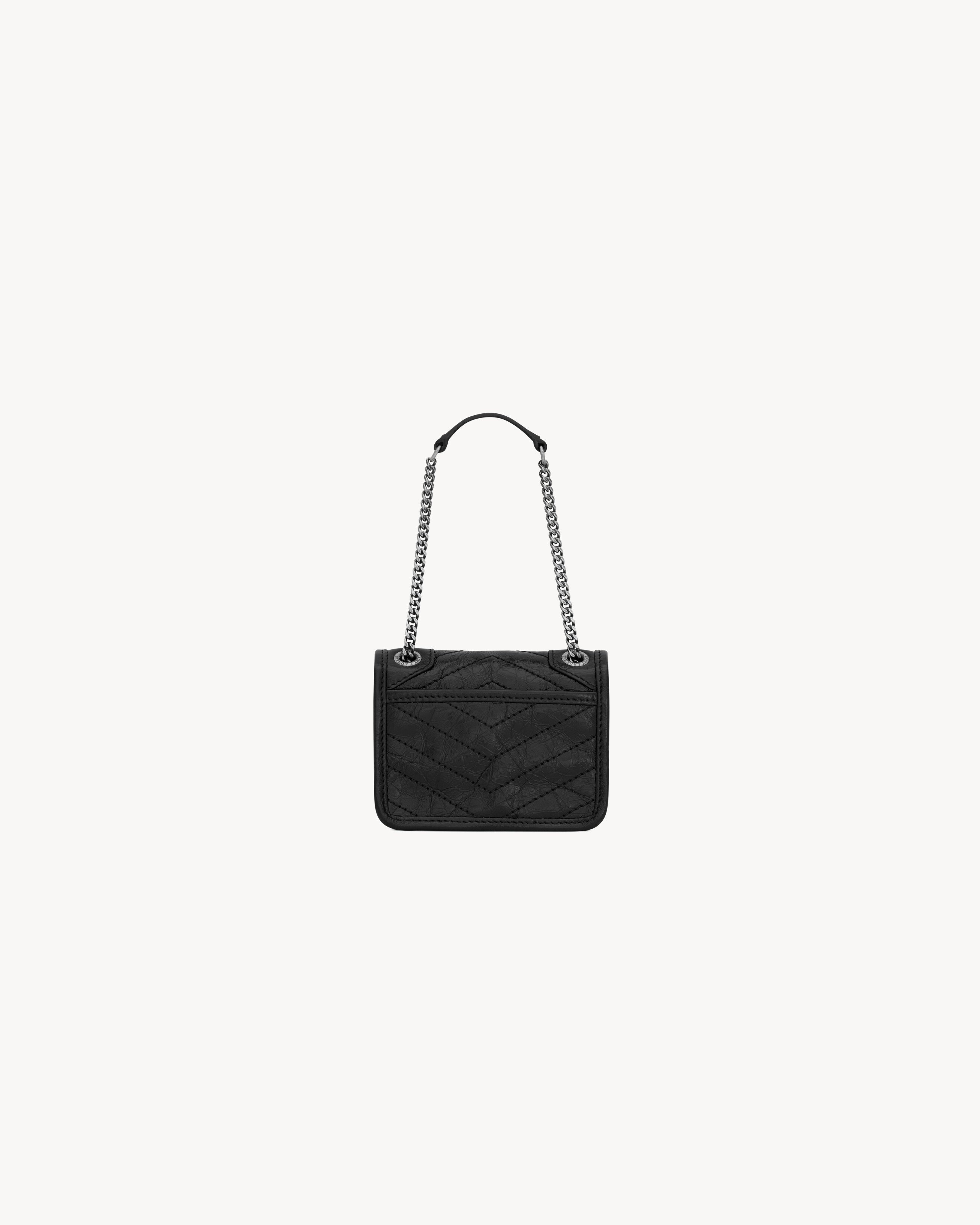 NIKI MICRO BAG IN LEATHER - 2