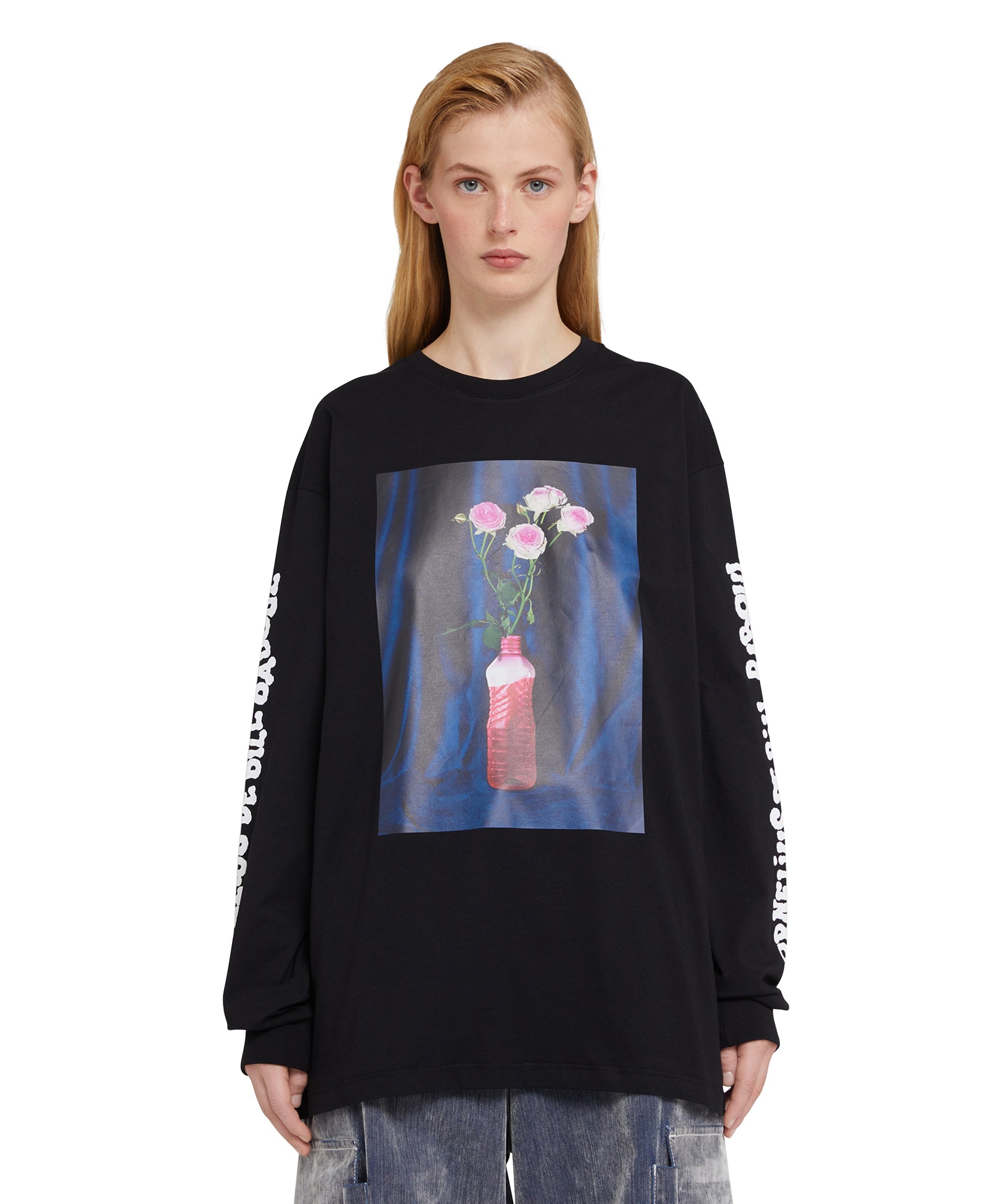 Organic cotton crewneck t-shirt from the MSGM Fantastic Green Capsule - 6