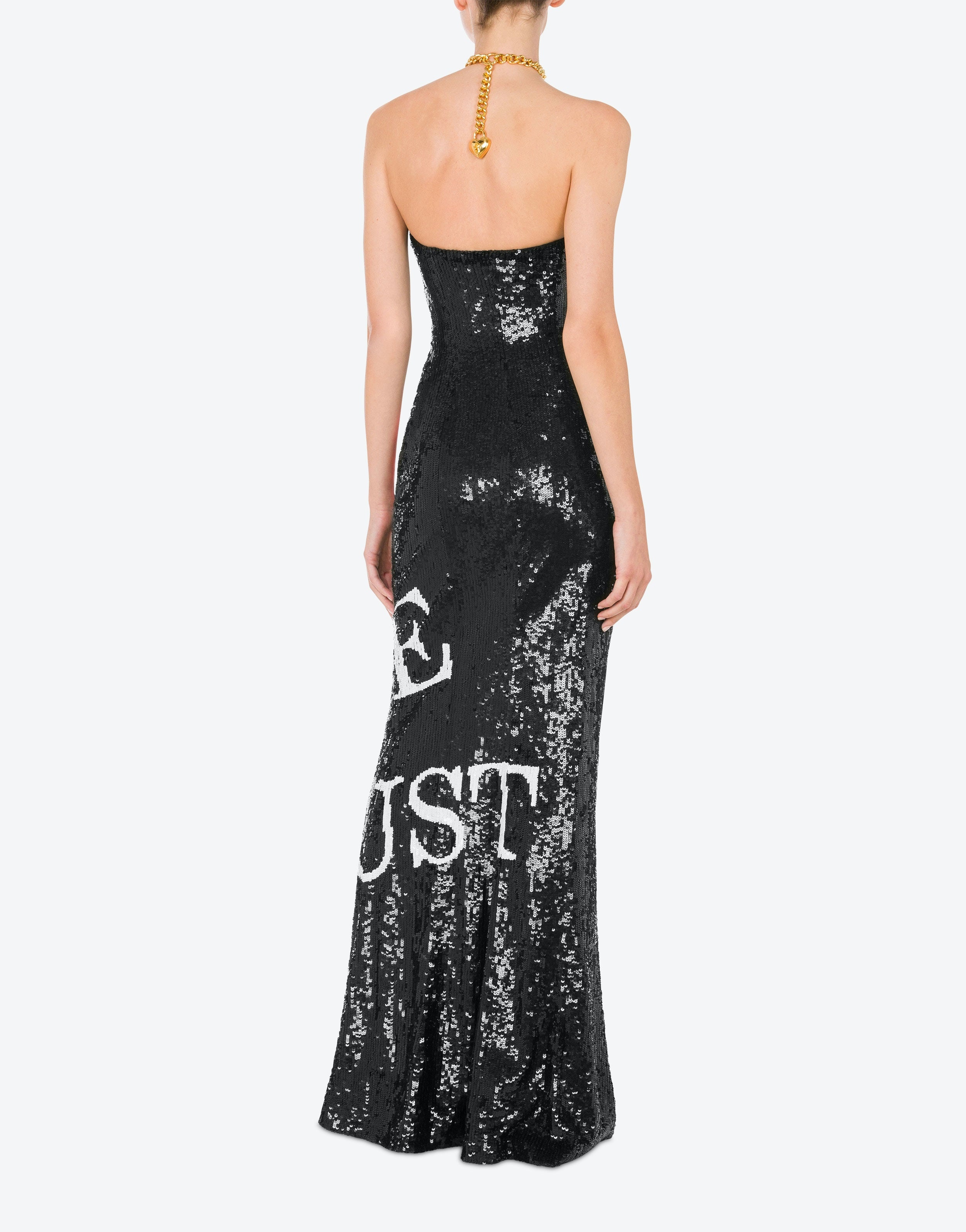 IN LOVE WE TRUST SEQUIN LONG DRESS - 3