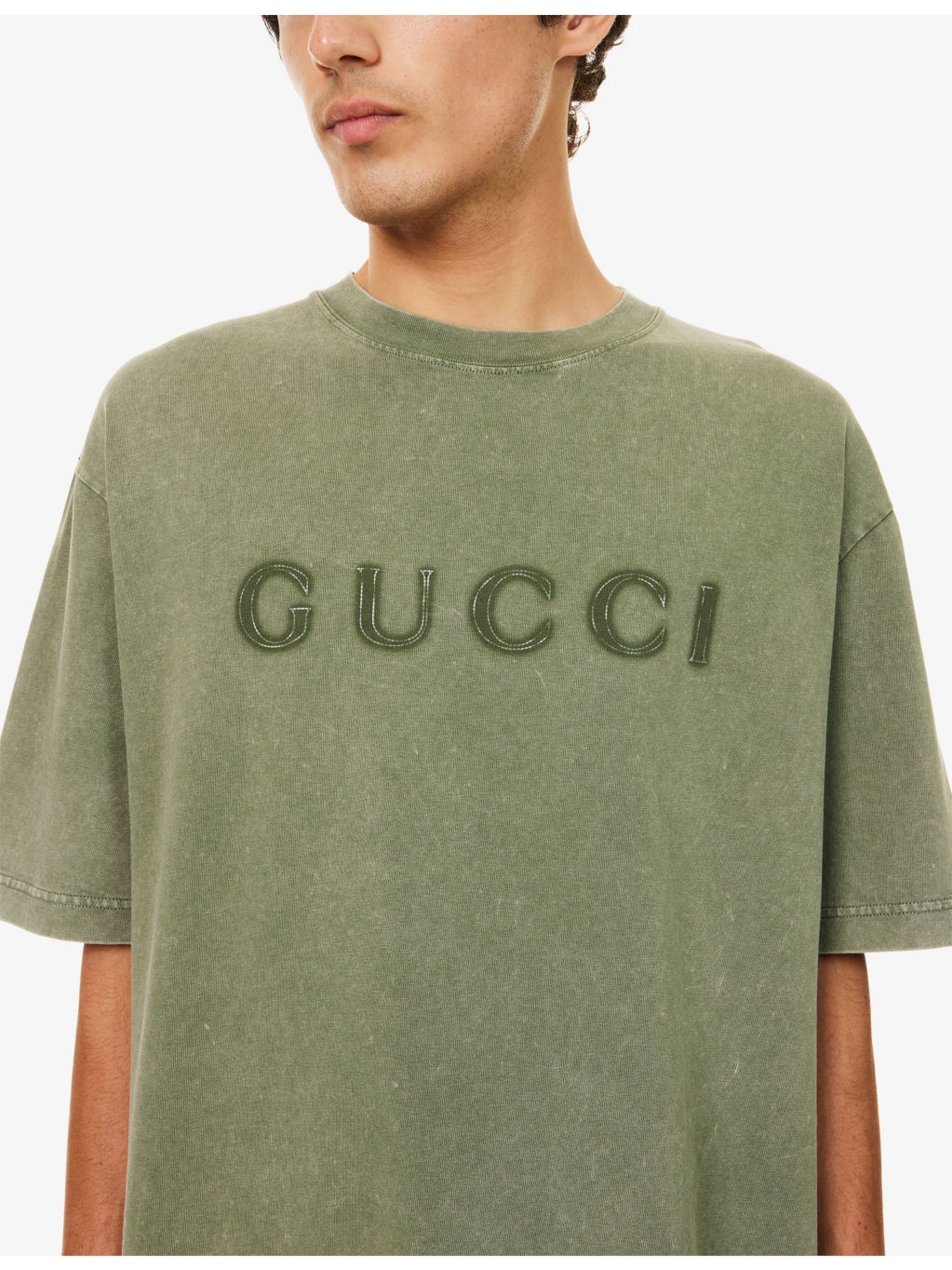 Logo-Print Crewneck Cotton-Jersey T-Shirt - 5