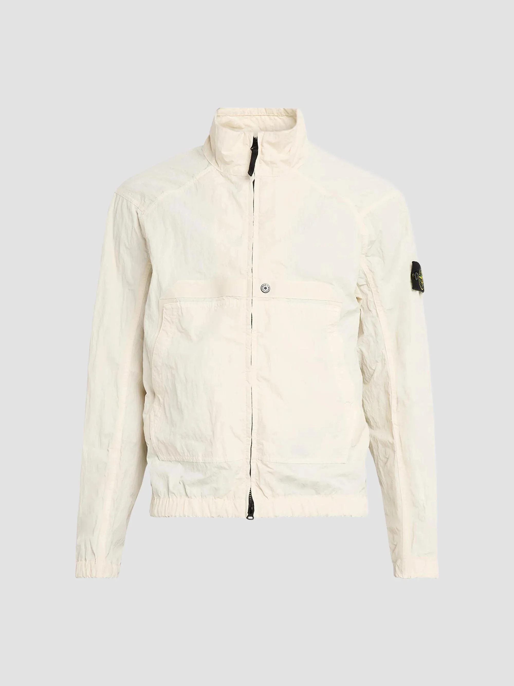 Men's Lightweight Nylon Jacket - Ivory - 1