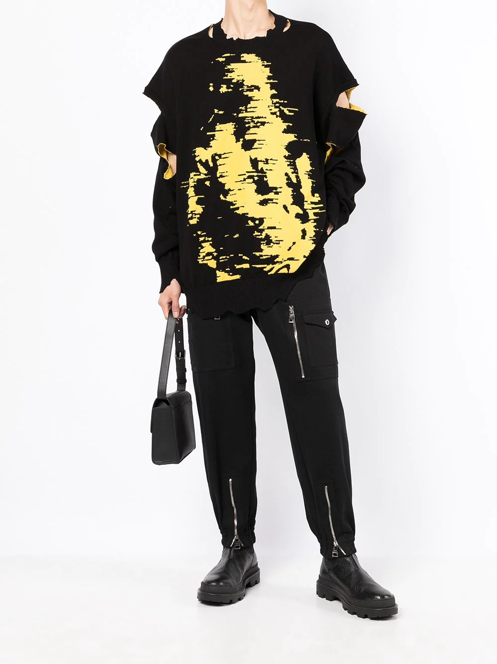 graphic-print crew neck sweatshirt - 2