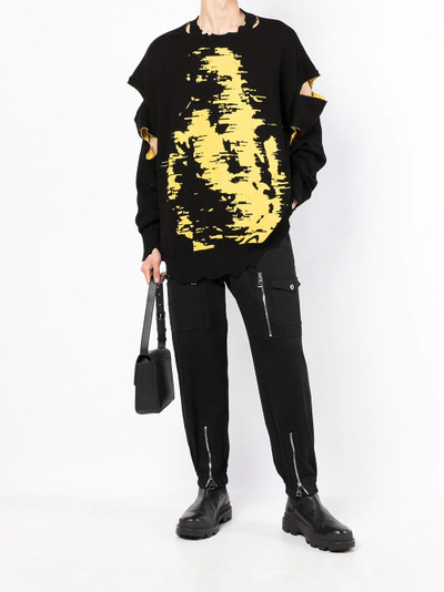 TAKAHIROMIYASHITA TheSoloist. graphic-print crew neck sweatshirt outlook