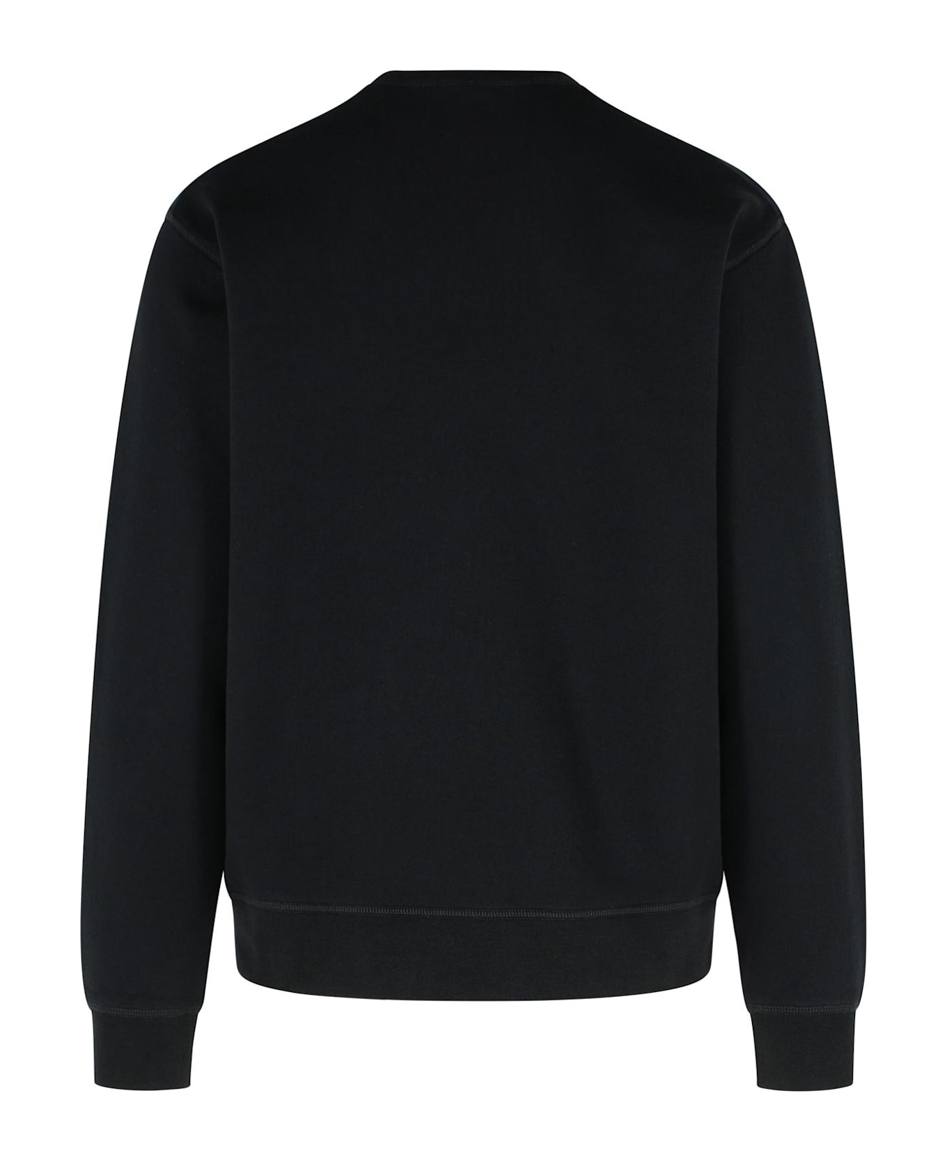 Black Cotton Sweatshirt - 3