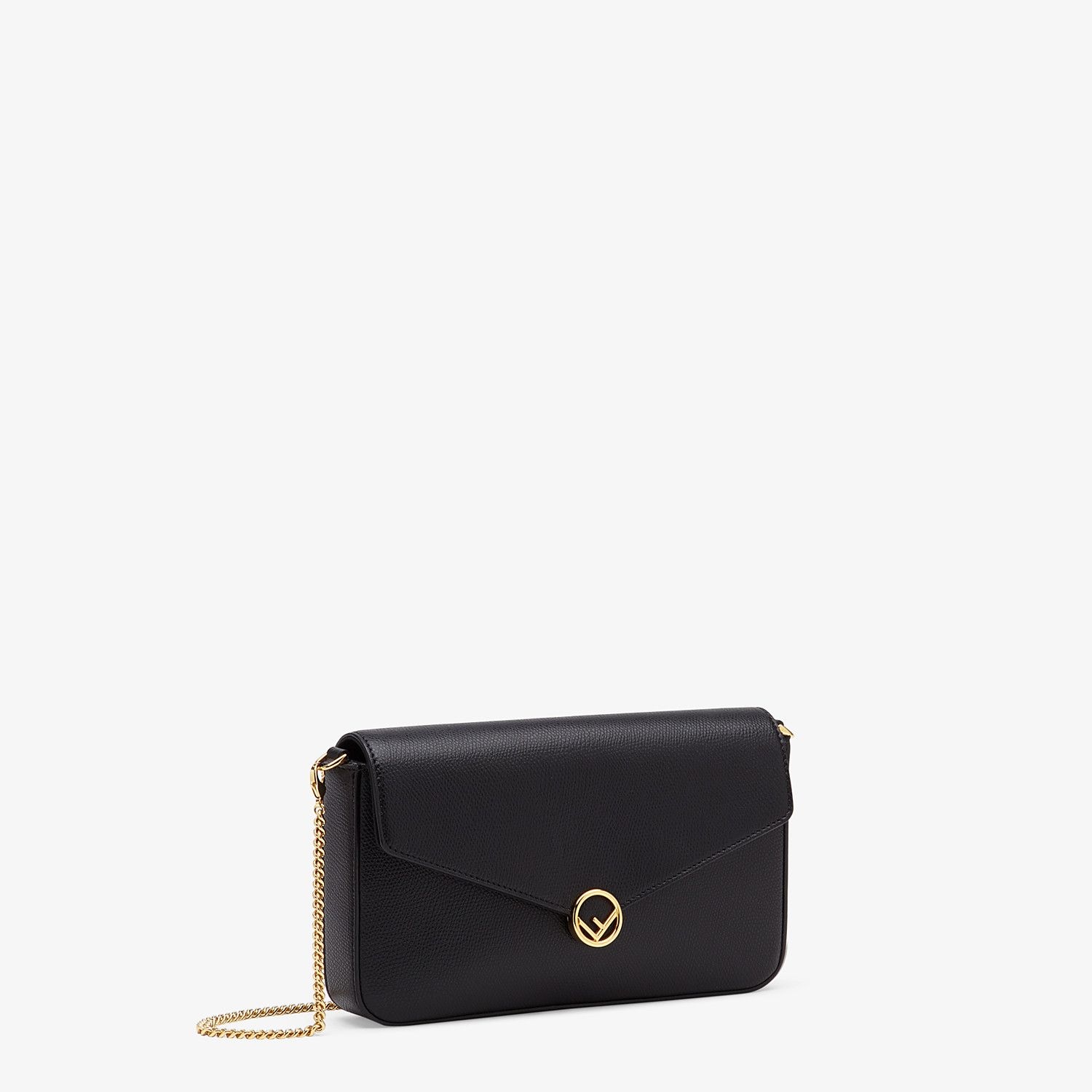 Black leather mini-bag - 3