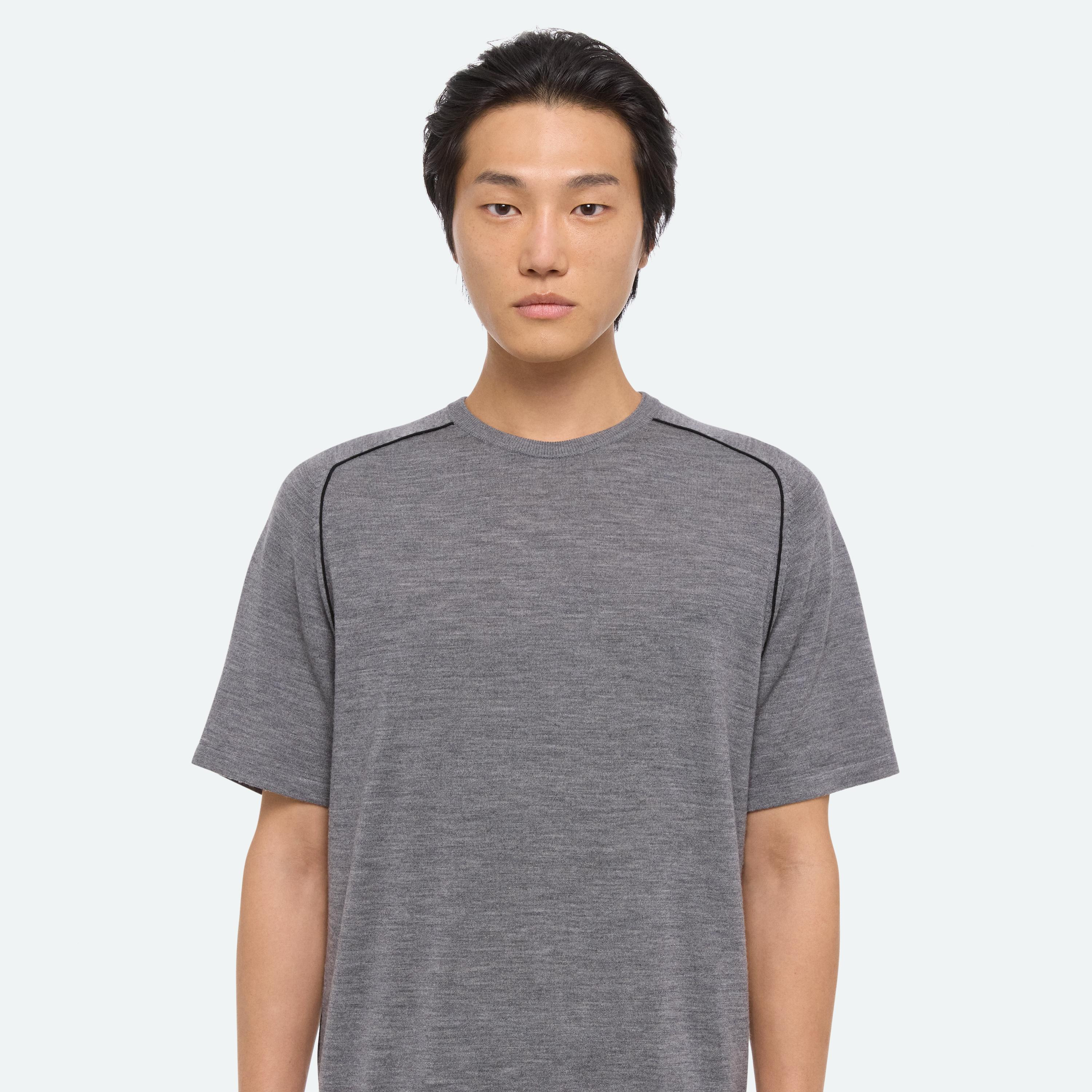 CONTRAST SEAM TEE - 7