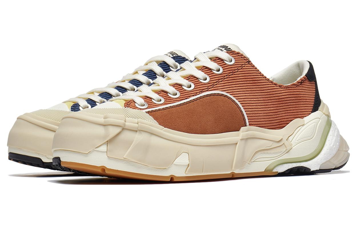 (WMNS) Li-Ning Wuji Skate Shoes 'Brown Blue' AZGT082-3 - 3