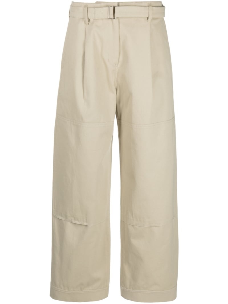 straight-leg tapered trousers - 1