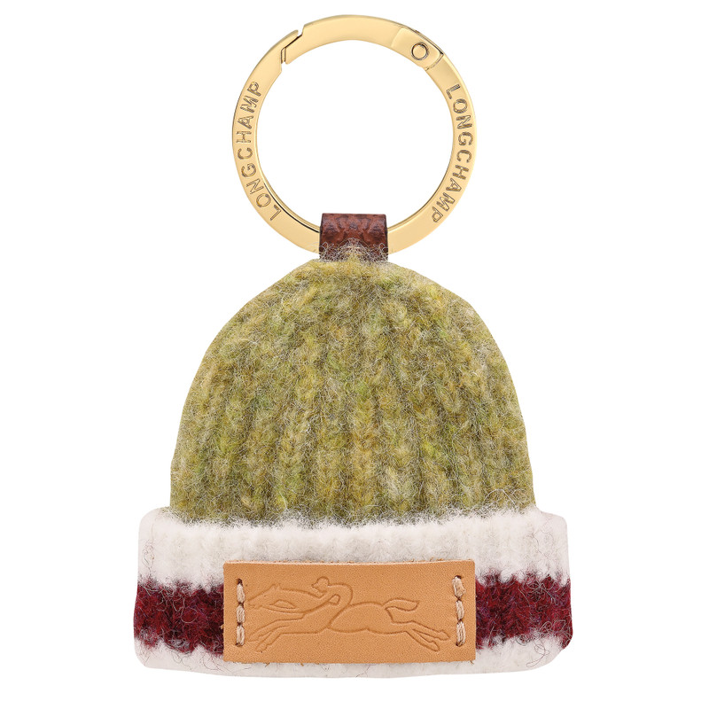 Le Pliage Collection Key ring Pistachio/Burgundy - Canvas 1