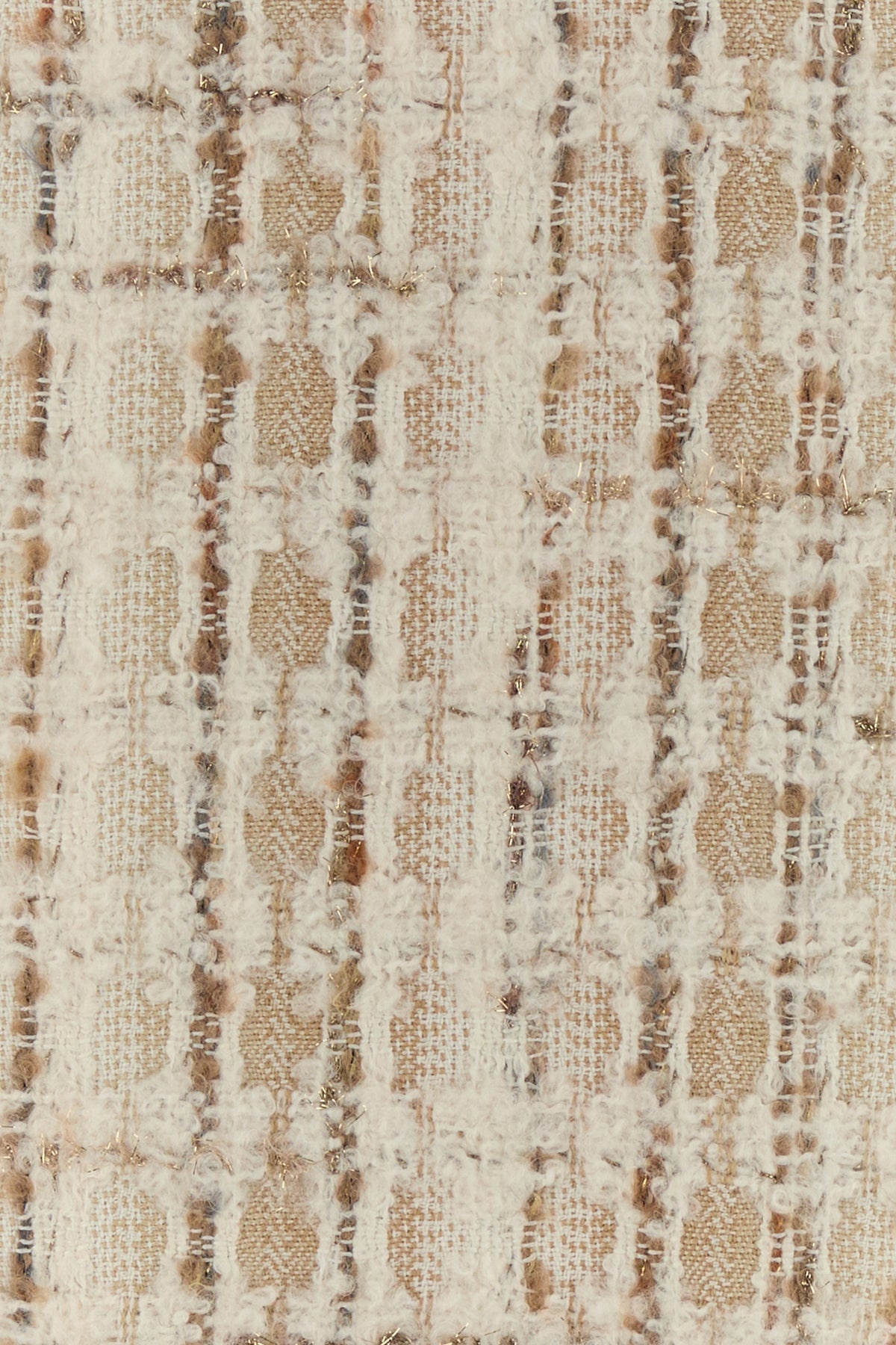 Embroidered tweed down jacket - 3