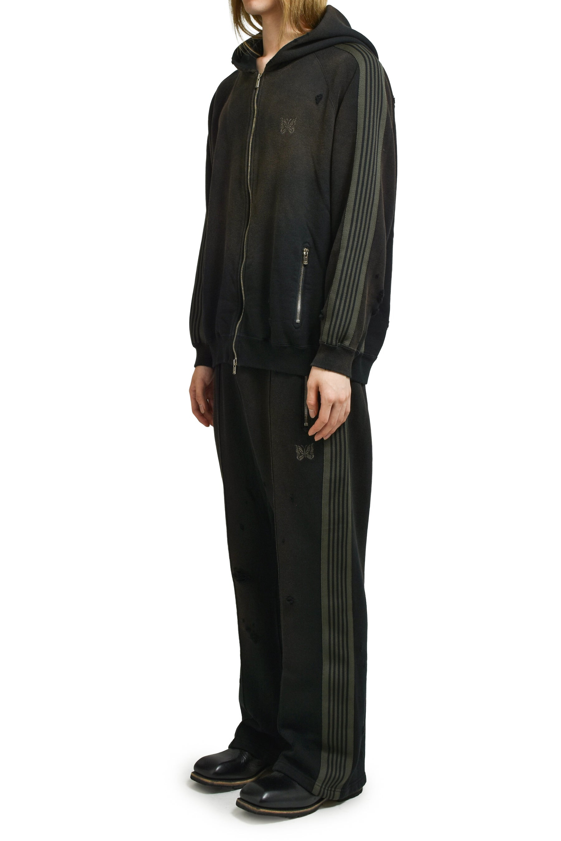 BOOT-CUT TRACK PANT(EXCLUSIVE) / BLK - 4
