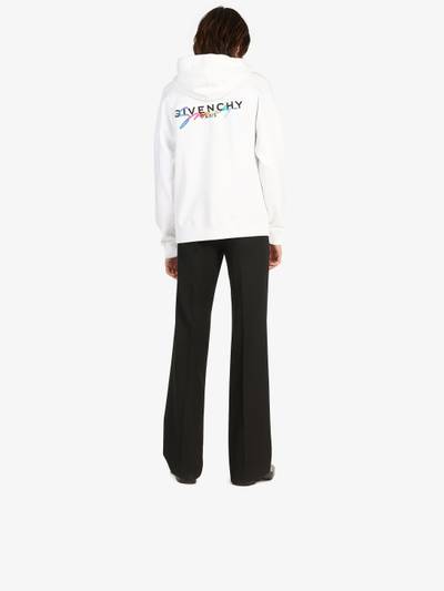 Givenchy GIVENCHY signature zippered hoodie outlook