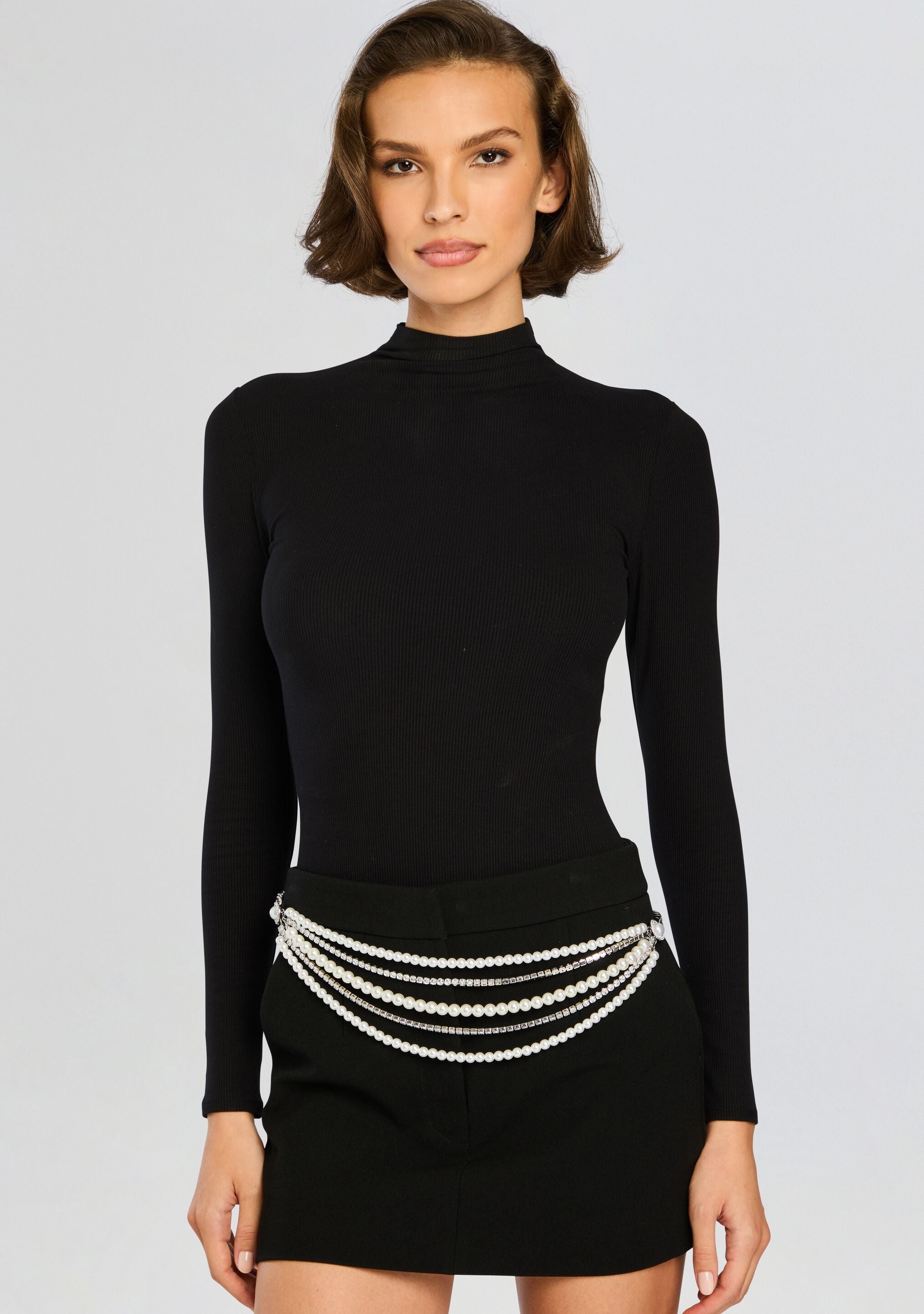 CHLOE PEARL CHAIN BELT - 2