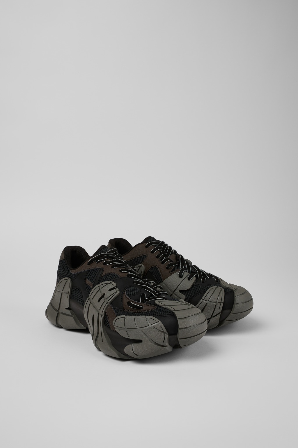Black and gray sneakers - 2