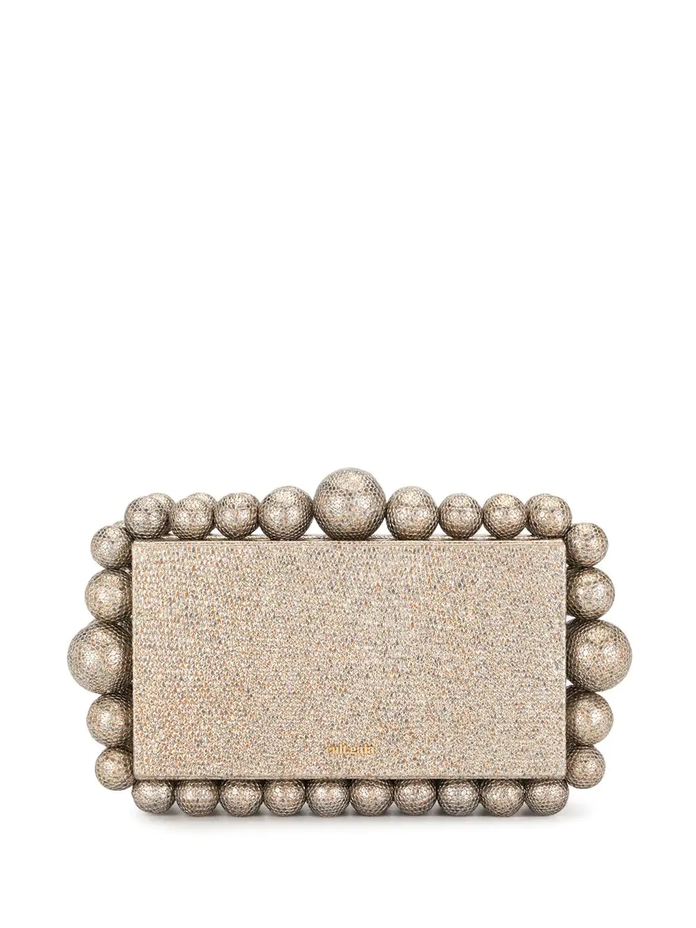 Eos snakeskin-effect clutch bag - 1