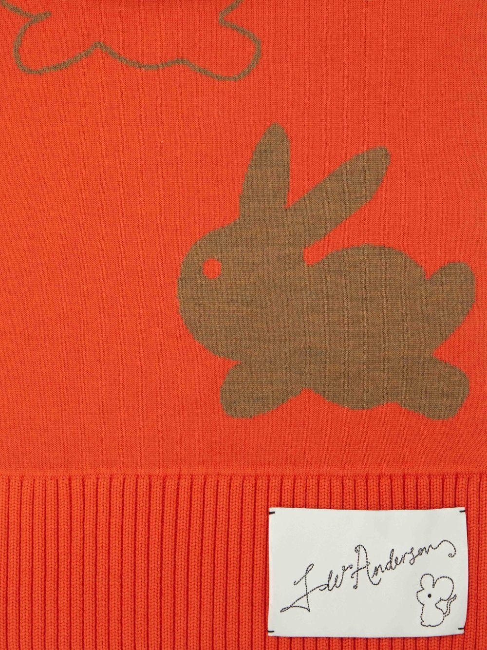 SCARF WITH BUNNY MOTIF - 2