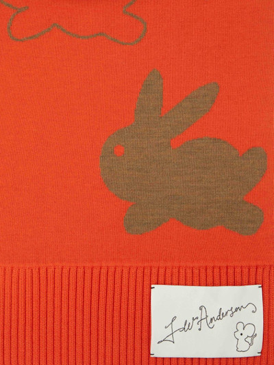 JW Anderson SCARF WITH BUNNY MOTIF outlook