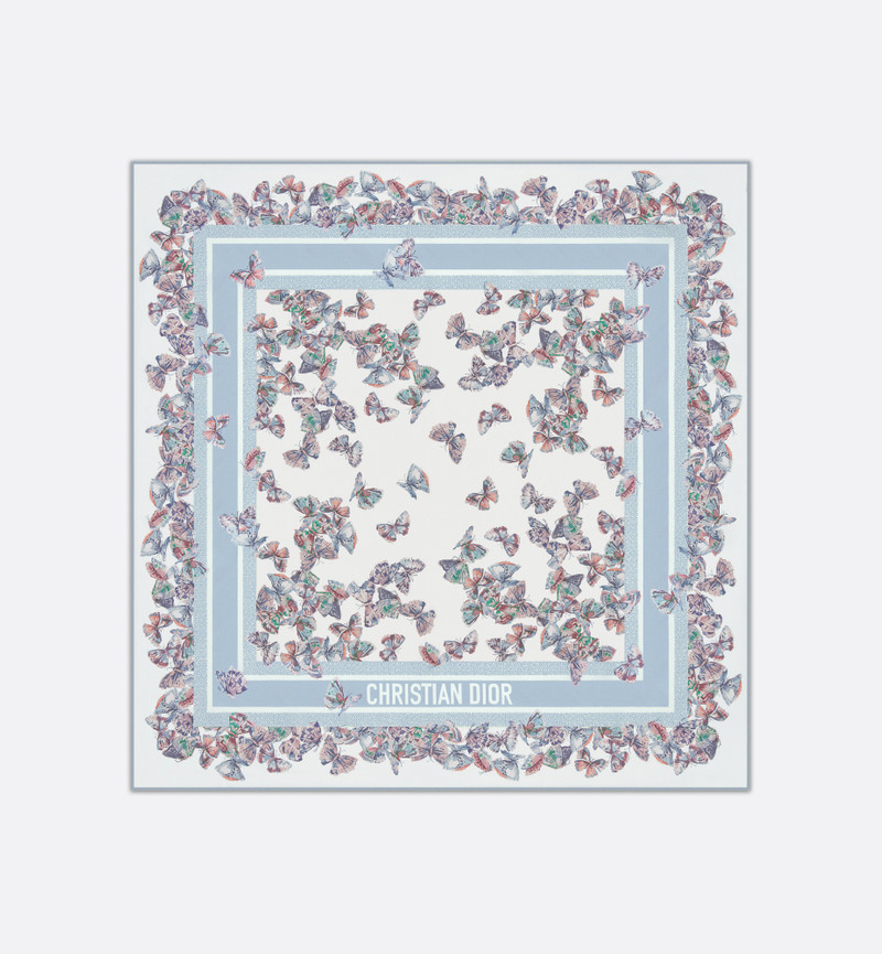 Dior Camo Papillon 90 Square Scarf 1