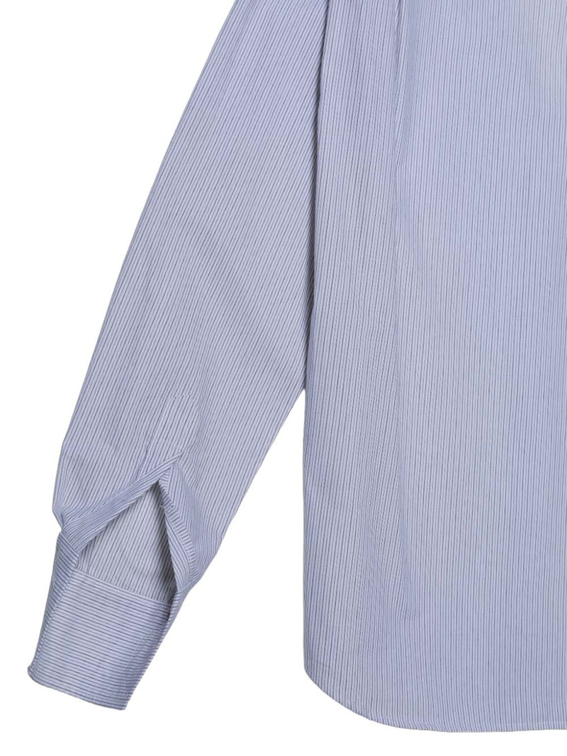 pinstripe v-neck shirt 4