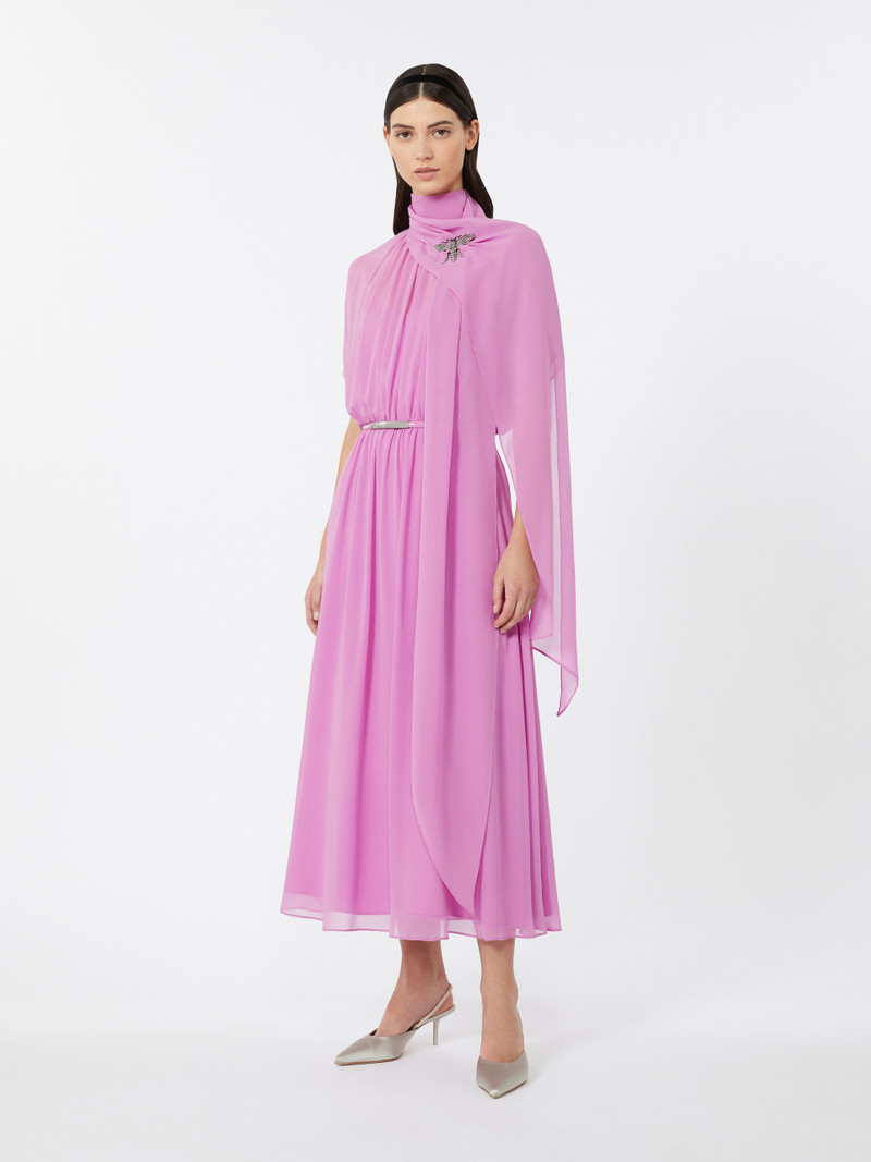 Max Mara PINETA Silk georgette dress outlook