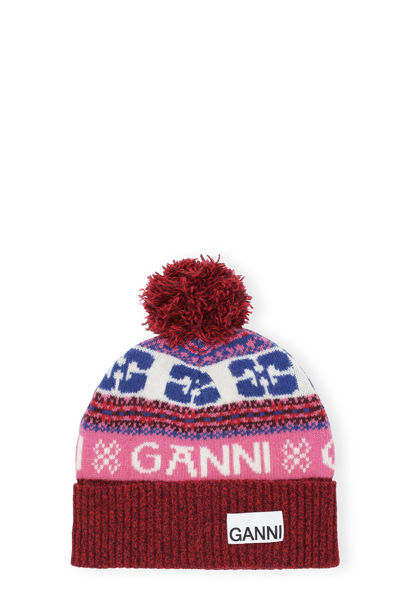 GRAPHIC WOOL BEANIE - 1