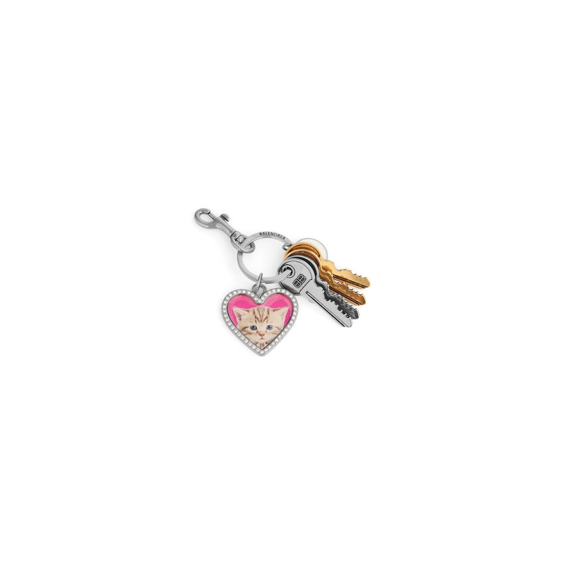 Women's Charm/keychain Heart in Multicolored 1