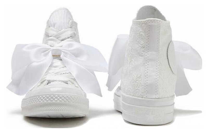 Converse (WMNS) Converse Chuck Taylor 70S High Tops 'Floral Embroidered White' A07078C outlook