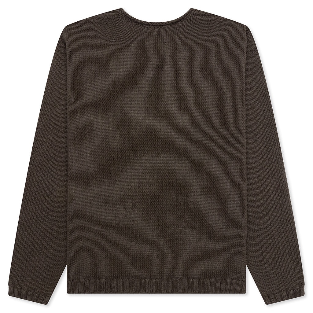 トップス stussy EMBROIDERED V-NECK LOGO SWEATER Stussy - OFF WHITE EMBROIDERED V-NECK LOGO PULL – LE LABO STORE