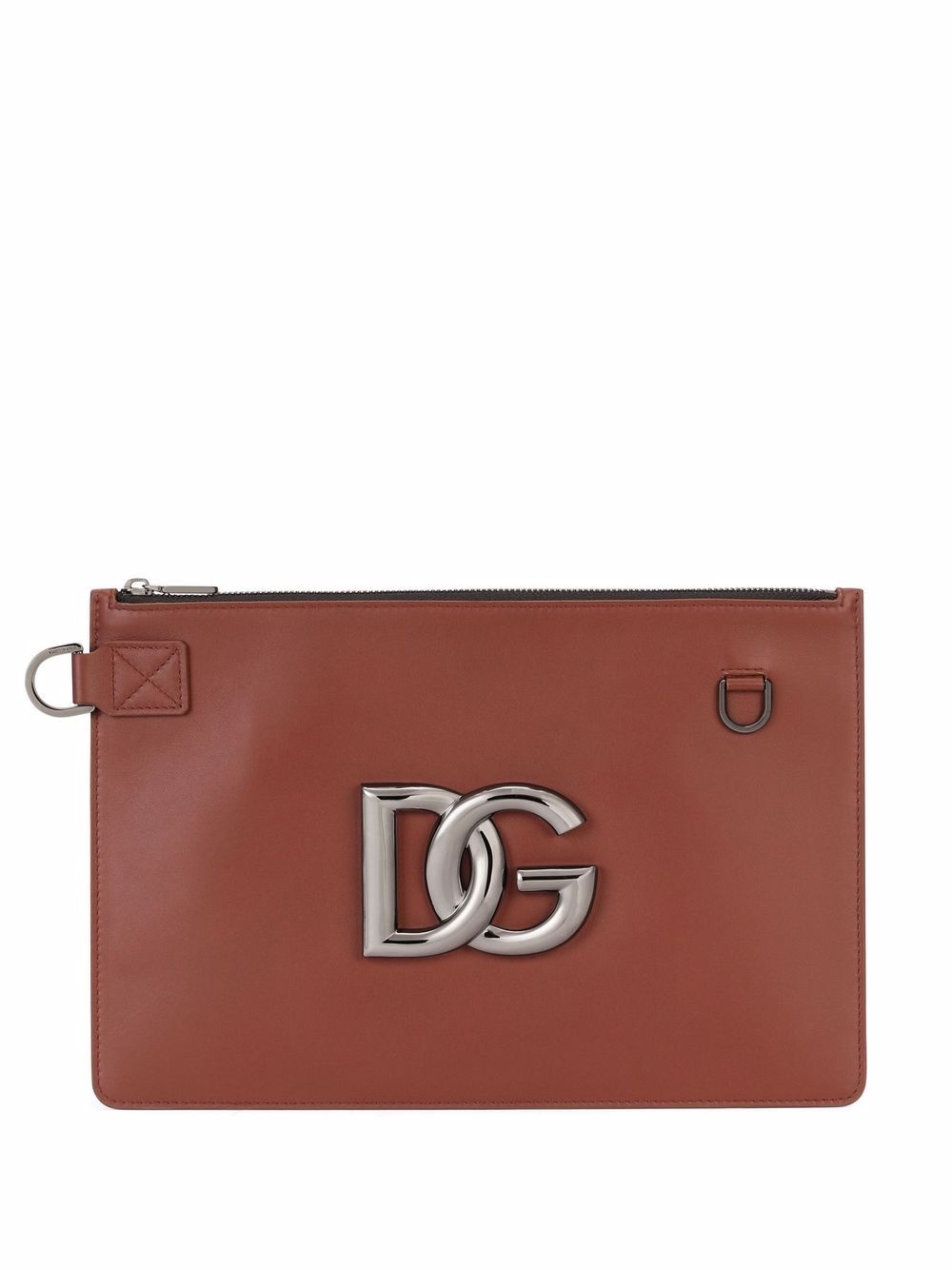 DG logo-plaque clutch bag - 1