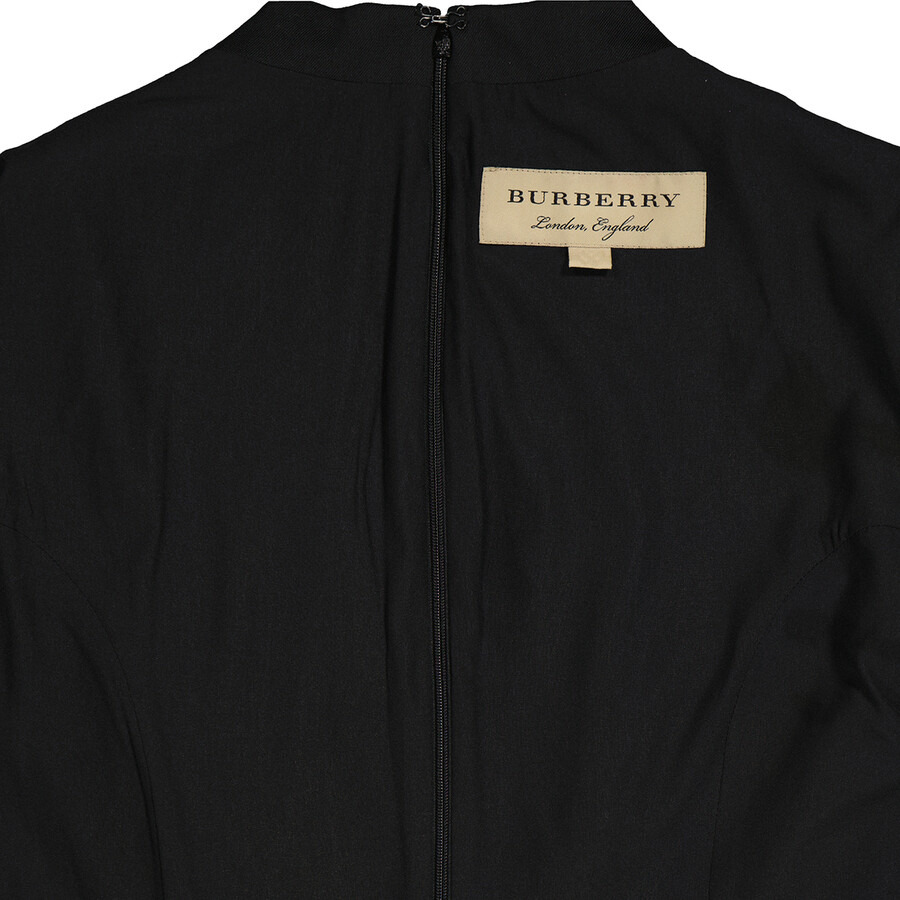 Burberry Ladies Miriam Sheath Black Dress - 8