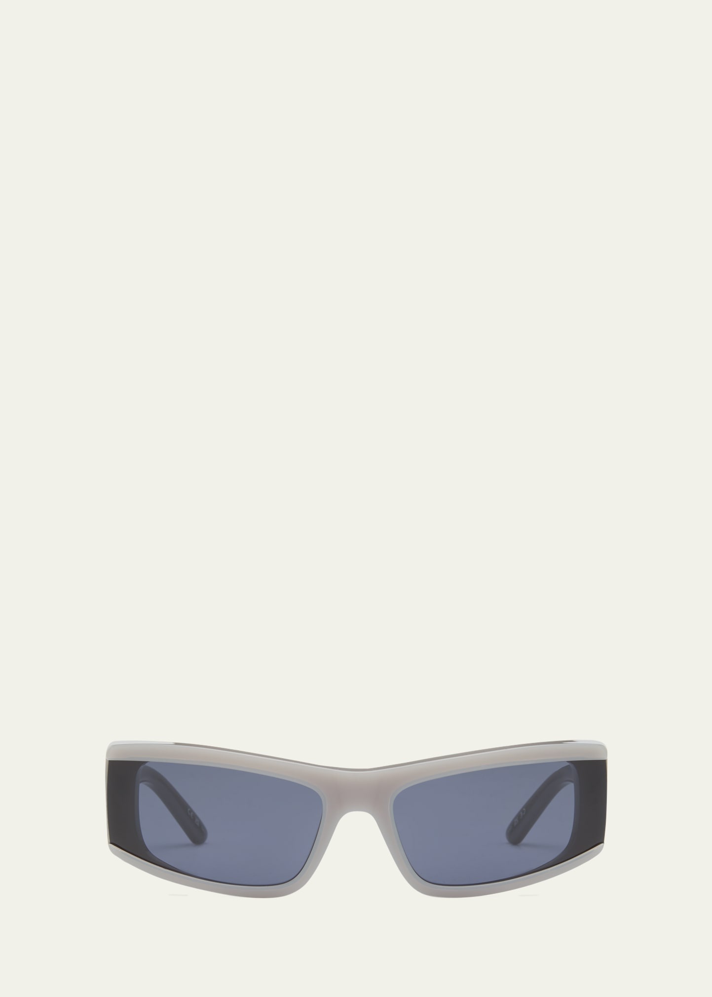 Men's BB0301SM Acetate Rectangle Sunglasses - 1