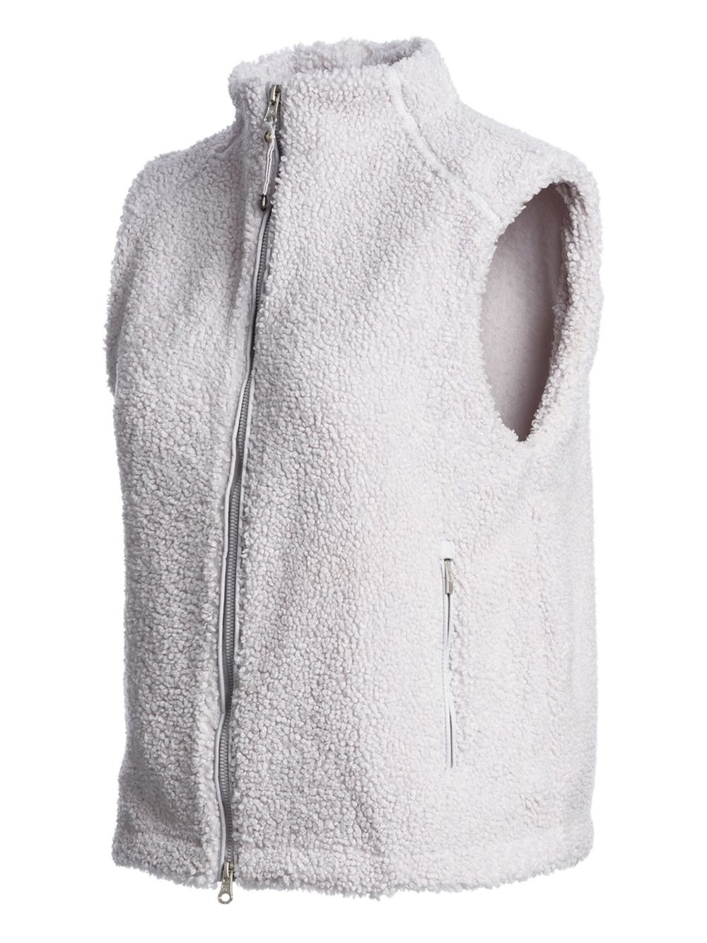 high-neck zip-front waistcoat - 3