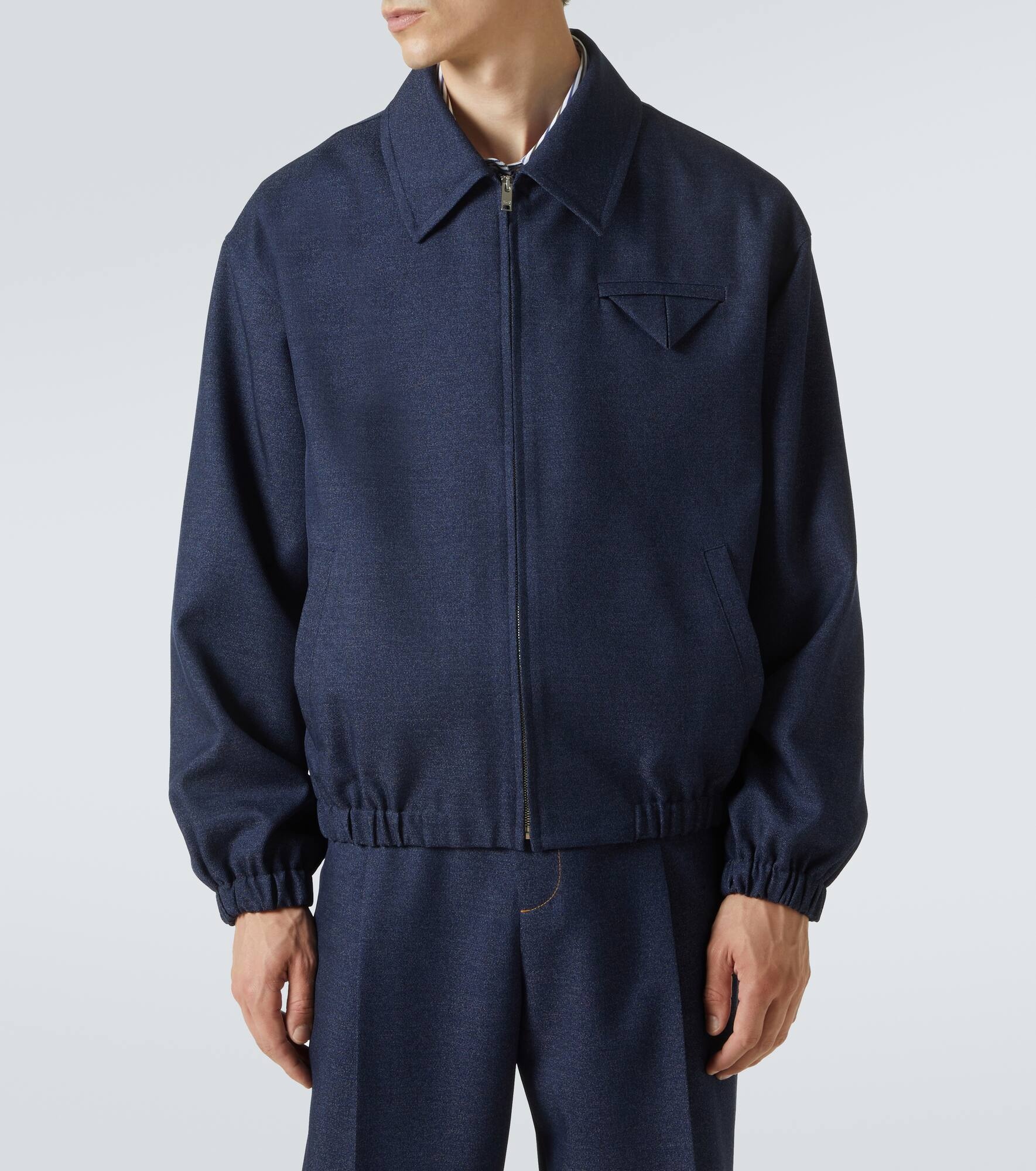 Wool drill blouson - 3